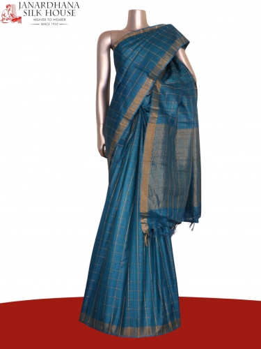 Handloom Pure Tussar Silk Saree